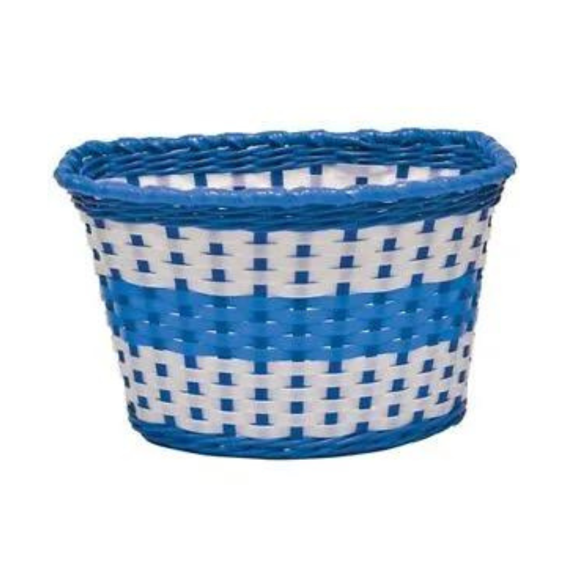 kids white bike basket